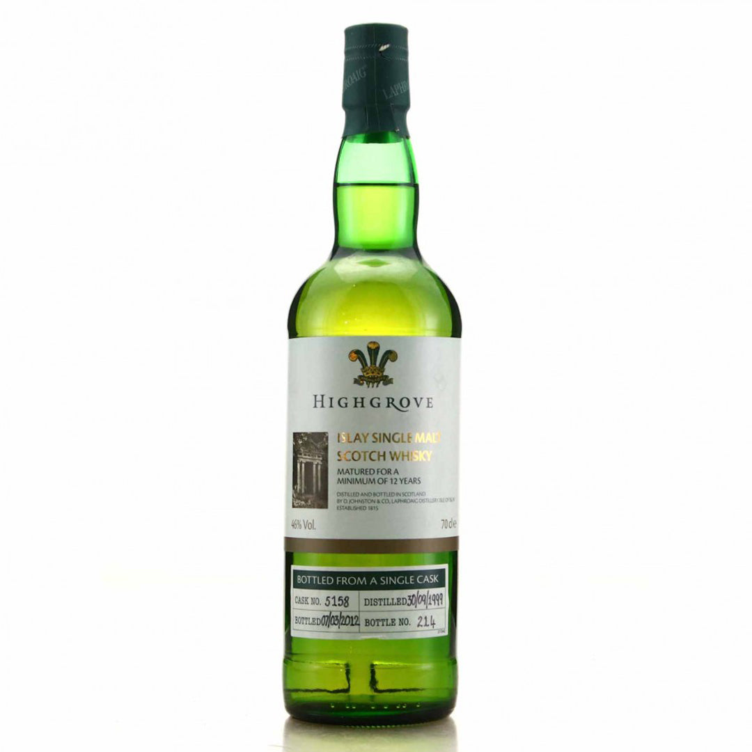 Laphroaig ラフロイグ 1999-2012 OVER12年 ハイグローヴ #5158