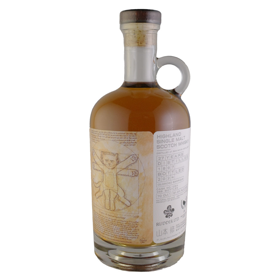 Ben Nevis ベンネヴィス 1997-2024 27年 #129A THE WHISKYFIND×RUDDER Meowseum