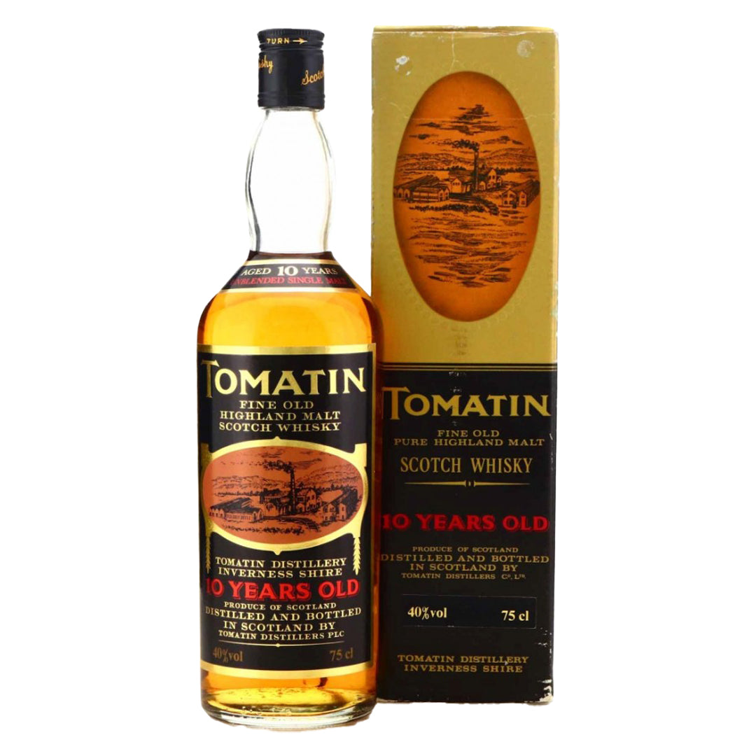 Tomatinトマーティン10YearsOldシングルモルトウイスキー750ml Tomatin トマーティン 10年 1970年流通 – RUDDER ONLINE SHOP | 株式