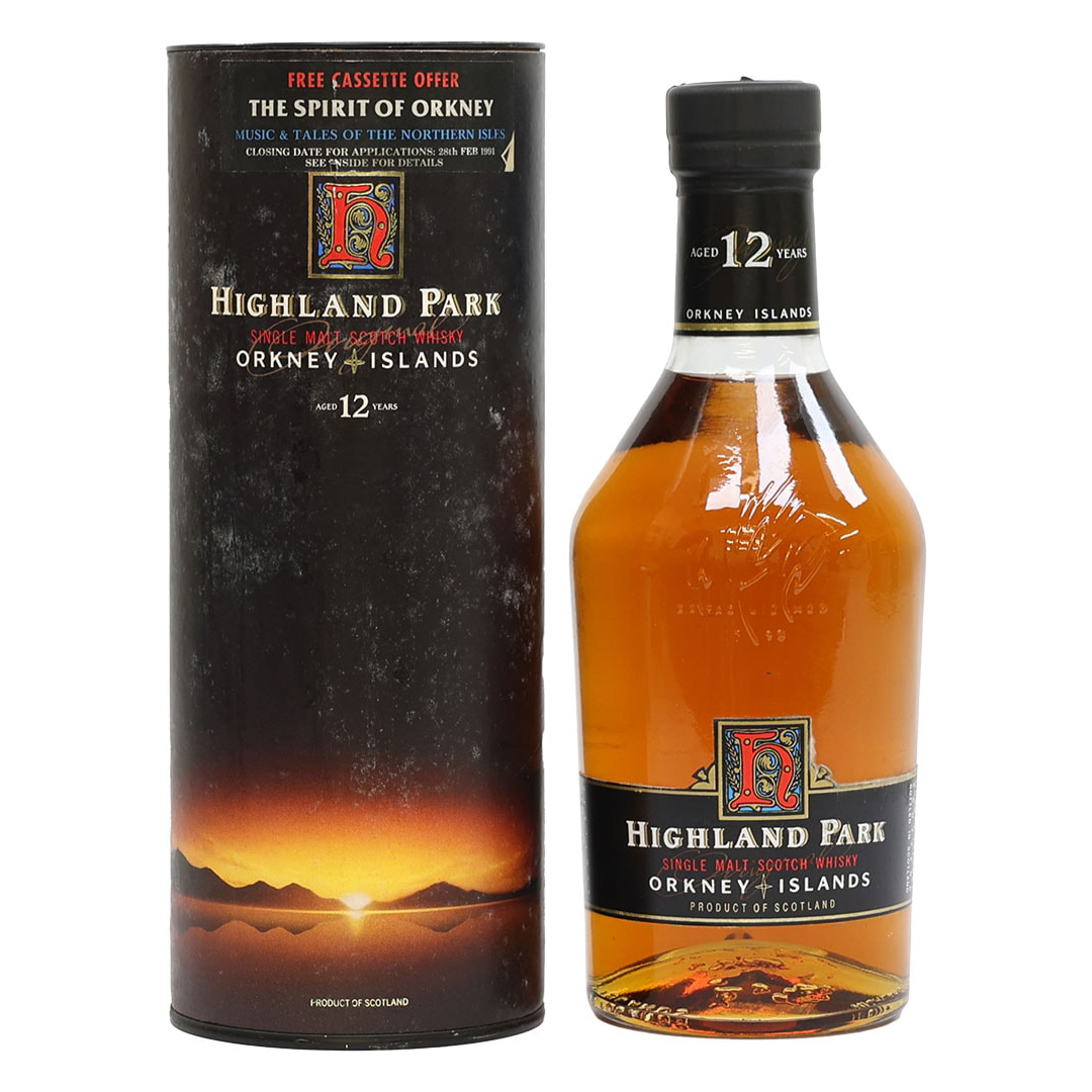 ハイランドパーク12年（80年代蒸溜 1990年代流通品） Highland Park ハイランドパーク 12年 1990年代流通品 (750ml/43