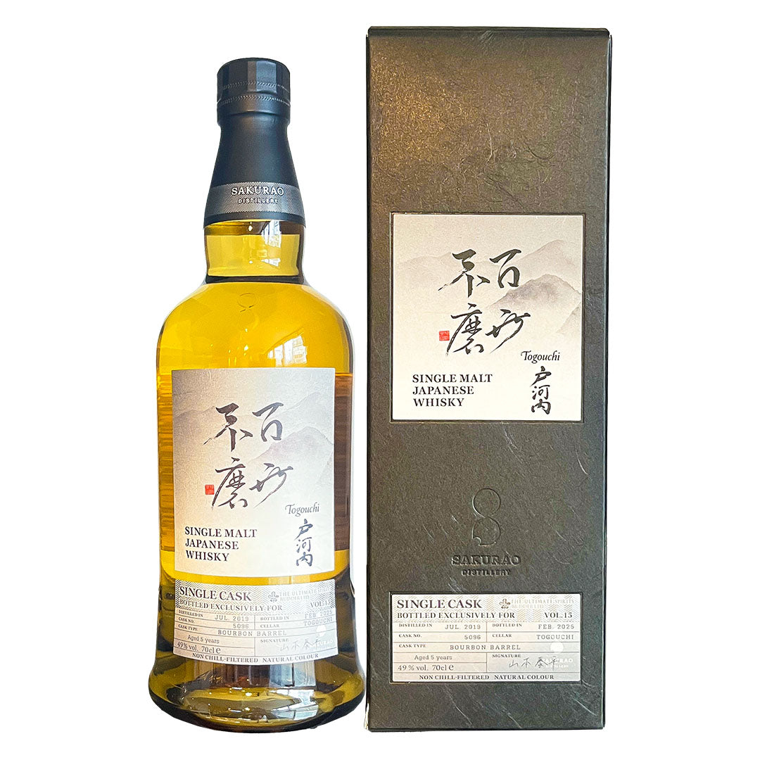 Togouchi 戸河内 SINGLE CASK 2019-2025 5年 #5096 百世不磨