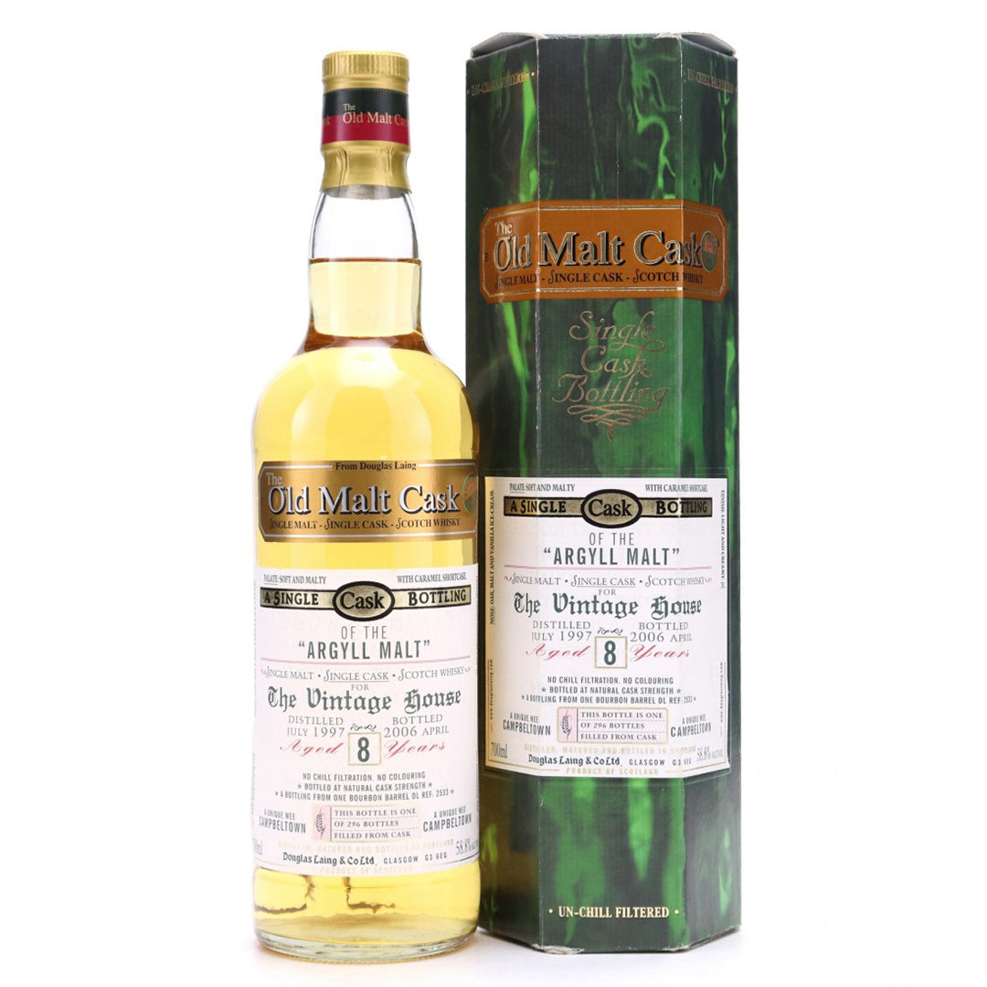 Springbank スプリングバンク 'Argyll Malt' 1997 8年 カスクストレングス/ザ ヴィンテージ ハウス ダグラスレイン