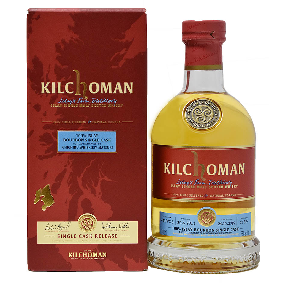 Kilchoman キルホーマン 100％ 2013-2019 #423 アイラ 秩父ウィスキー