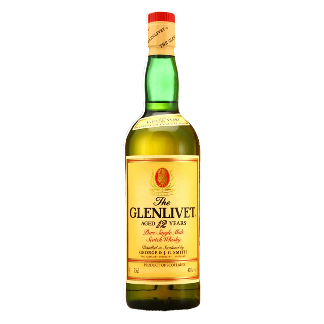 Glenlivet グレンリヴェット 12年 PURE SINGLE MALT 1980年代後半流通 Glenlivet グレンリヴェット 12年 PURE SINGLE MALT 1980年代後半流通