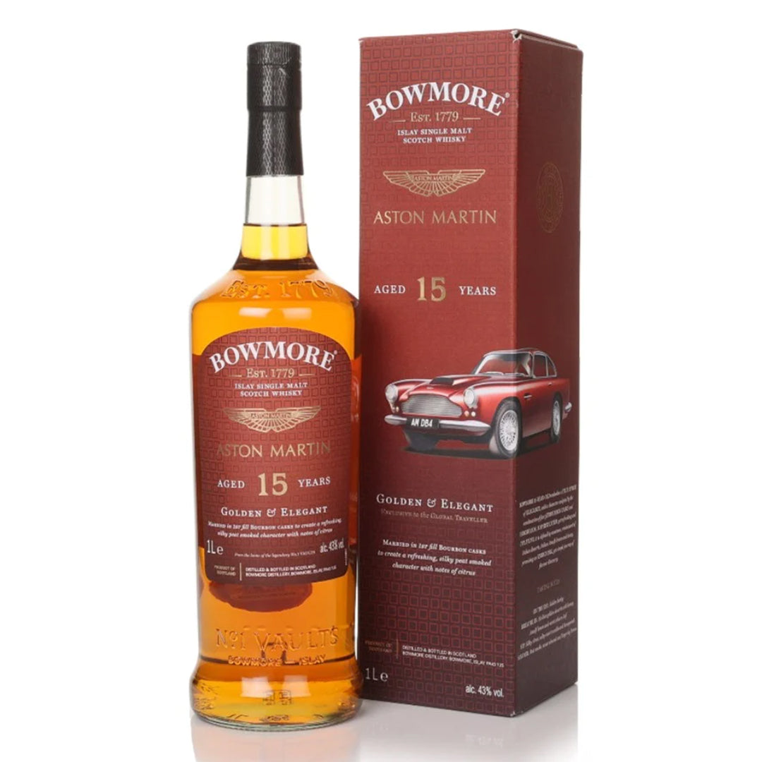 Bowmore ボウモア 15年 ゴールデン&エレガント アストンマーティン 1000ml