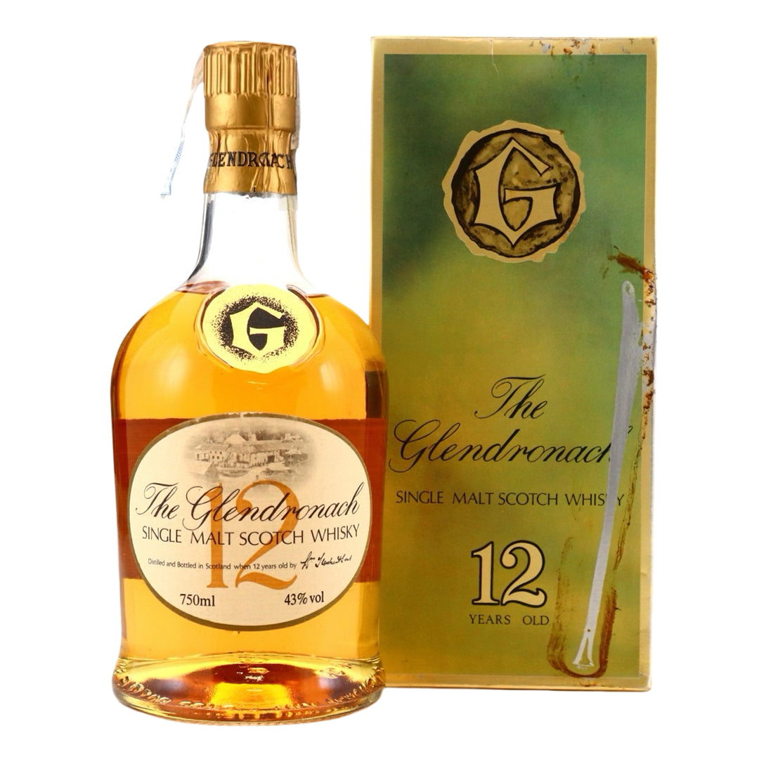 Glendronach グレンドロナック 12年 1980年代流通品 クリアボトル Spanish import (750ml/43%)