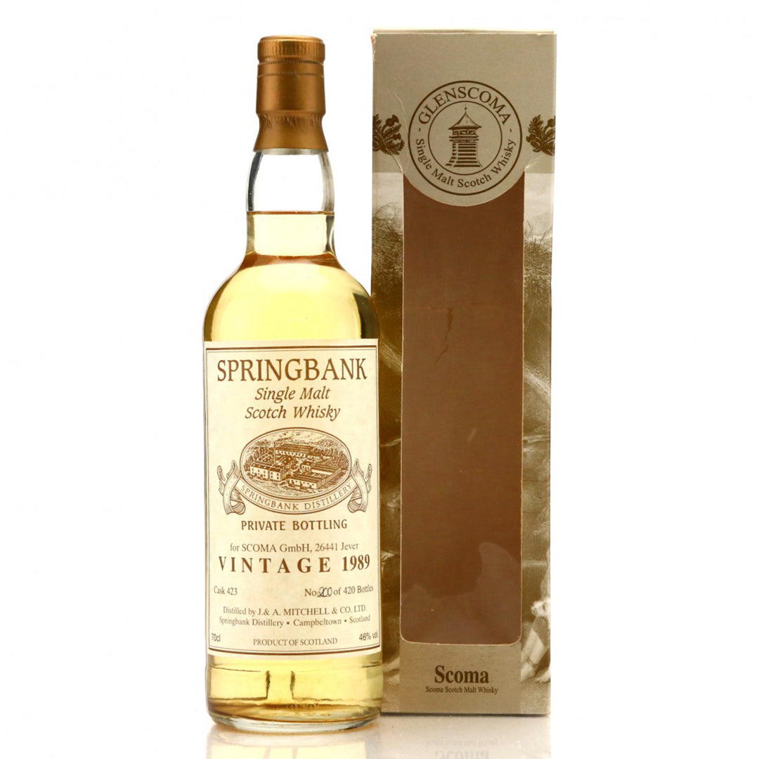 Springbank スプリングバンク 1989 プライベートカスク #423 / Scoma