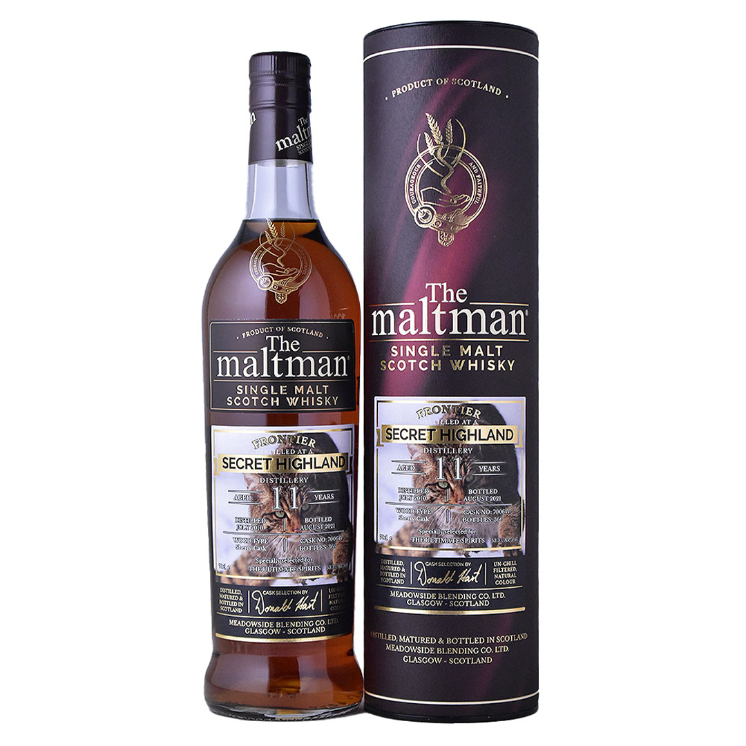 Secret Highland シークレットハイランド 2010-2021 11年 モルトマン「フロンティア」 FOR THE ULTIMATE SPIRIRTS