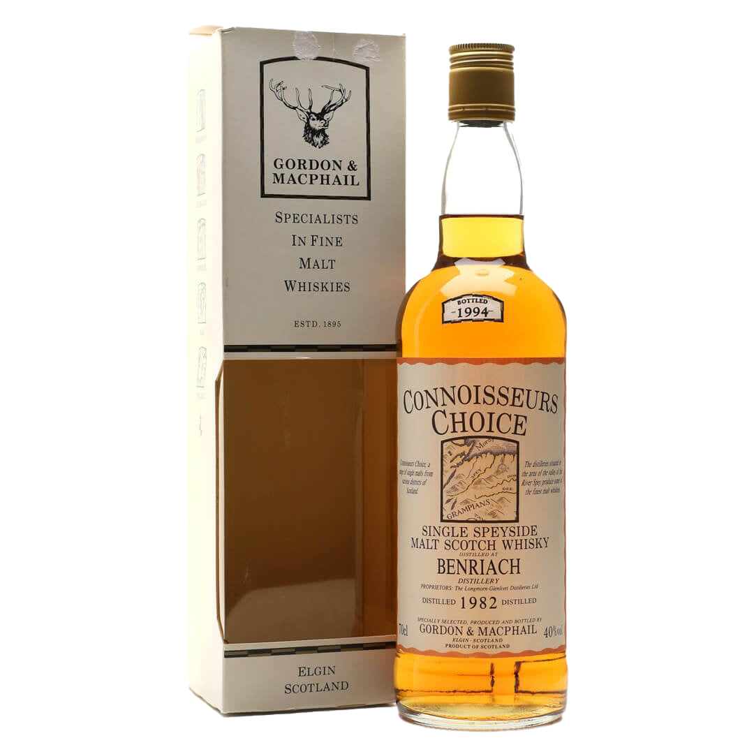 Benriach ベンリアック 1982-1994 クリームマップラベル ゴードン&マクファイル コニッサーズチョイス