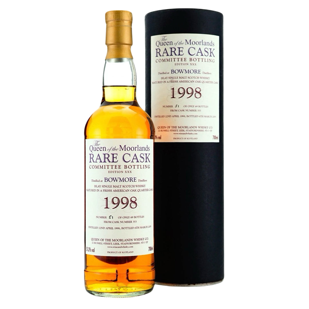 Bowmore ボウモア 1998-2009 Queen of the Moorlands Edition XXX