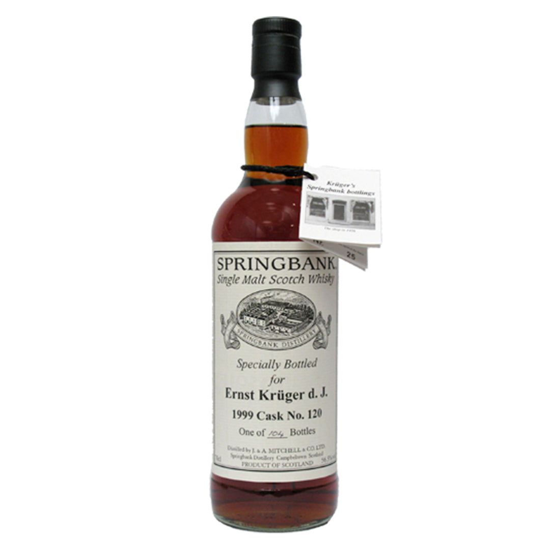 Springbank スプリングバンク 1999 Private Cask #120 For Ernst Krüger d.J.