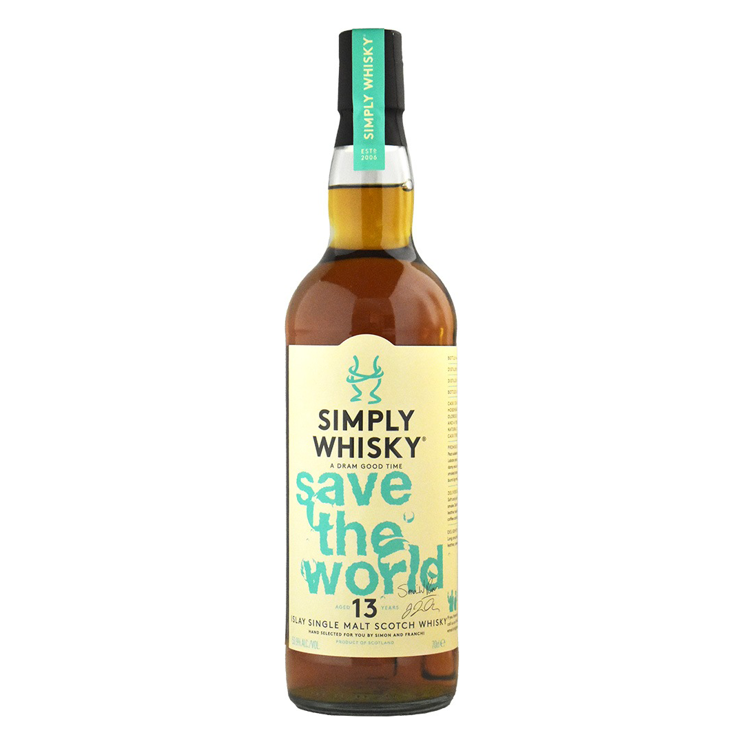 Secret Islay シークレットアイラ 13年 Save The World SIMPLY WHISKY Secret Islay シークレットアイラ 13年 Save The World SIMPLY WHISKY