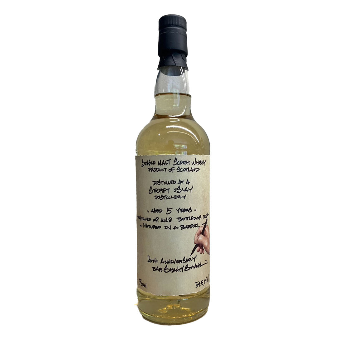 Secret Islay シークレットアイラ 2018 5年 for BAR SHANTY SHACK