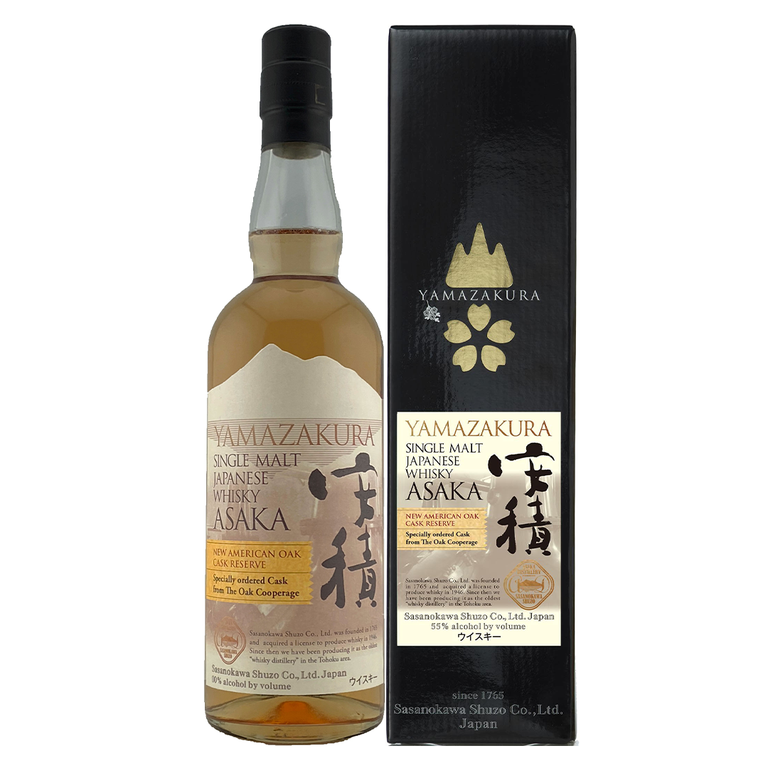 Asaka YAMAZAKURA シングルモルト 安積 New American Oak Cask Reserve Asaka YAMAZAKURA シングルモルト 安積 New American Oak Cask Reserve