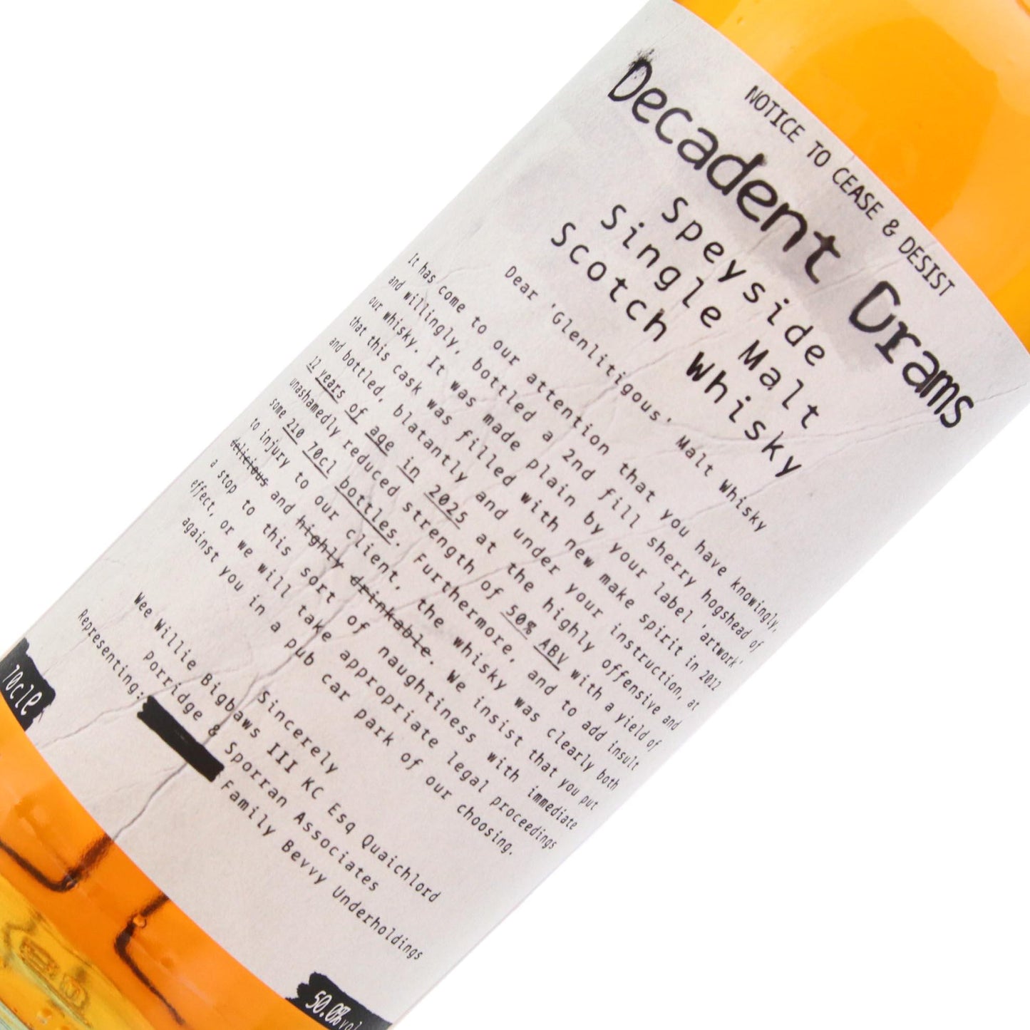 'Glenlitigious' グレンファークラス 2012 12年 Decadent Drams