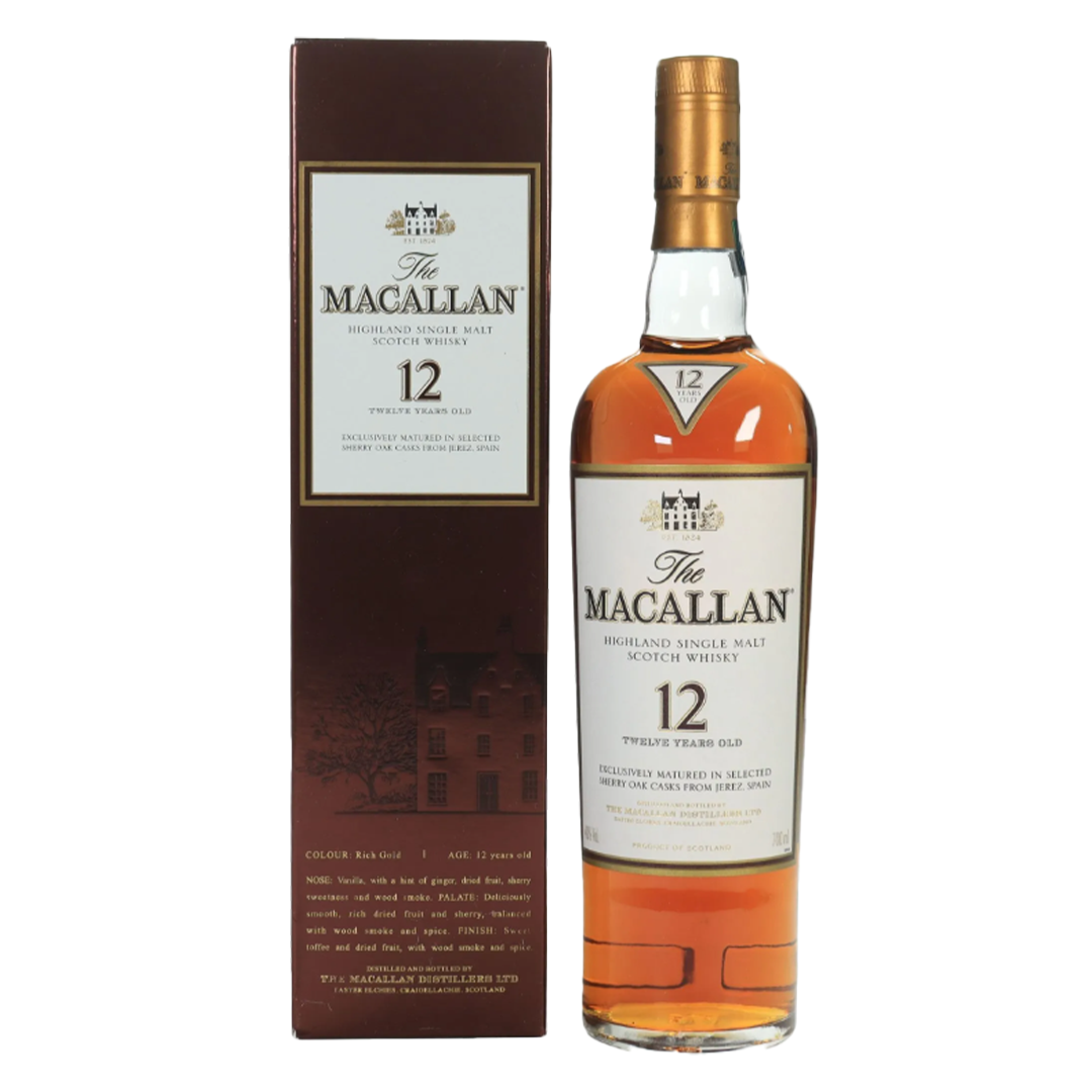 The Macallan 12 Years Old　マッカラン12年 旧ボトル Macallan マッカラン 12年 旧瓶 2000年代流通品 – RUDDER ONLINE SHOP