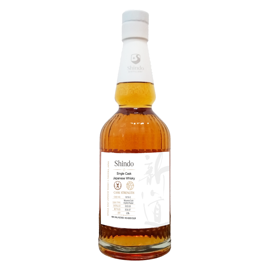 Shindo 新道 2023 3年 #10759-2 Mizunara Cask Non-Peated exclusively