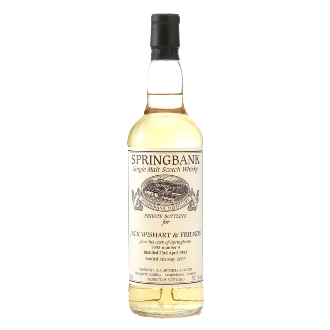 Springbank スプリングバンク 1993 プライベートカスク Jack Wishart
