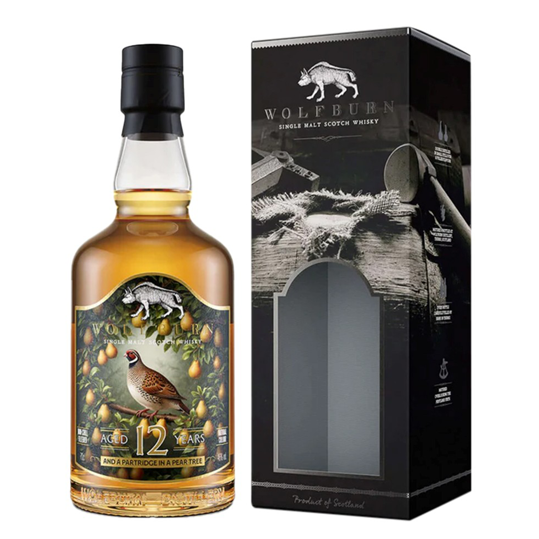 Wolfburn ウルフバーン クリスマスボトル 12年 Partridge in a Pear Tree