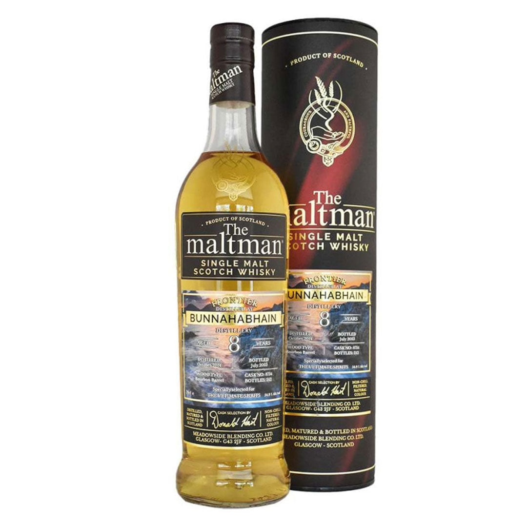 【抽選対象】 The Maltman Bunnahabhain モルトマン「フロンティア」 ブナハーブン 2014-2023 8年 FOR THE ULTIMATE SPIRITS
