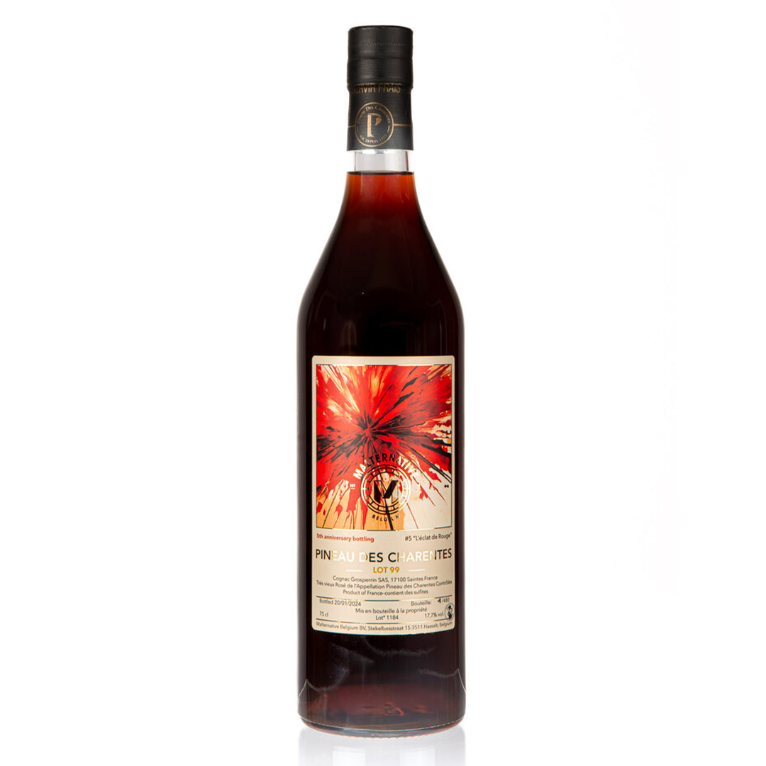 【予約商品】 Pineau des charentes #5 "L'éclat de Rouge" Lot 99 - Malternative Belgium (Grosperrin)