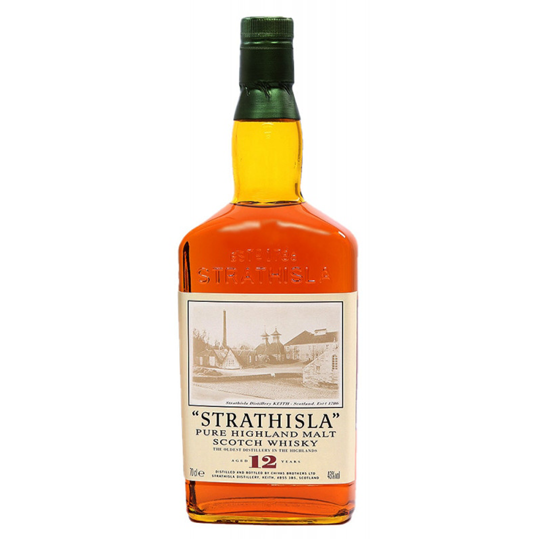 Strathisla ストラスアイラ 12年 Pure Highland Malt表記 1990年代流通品