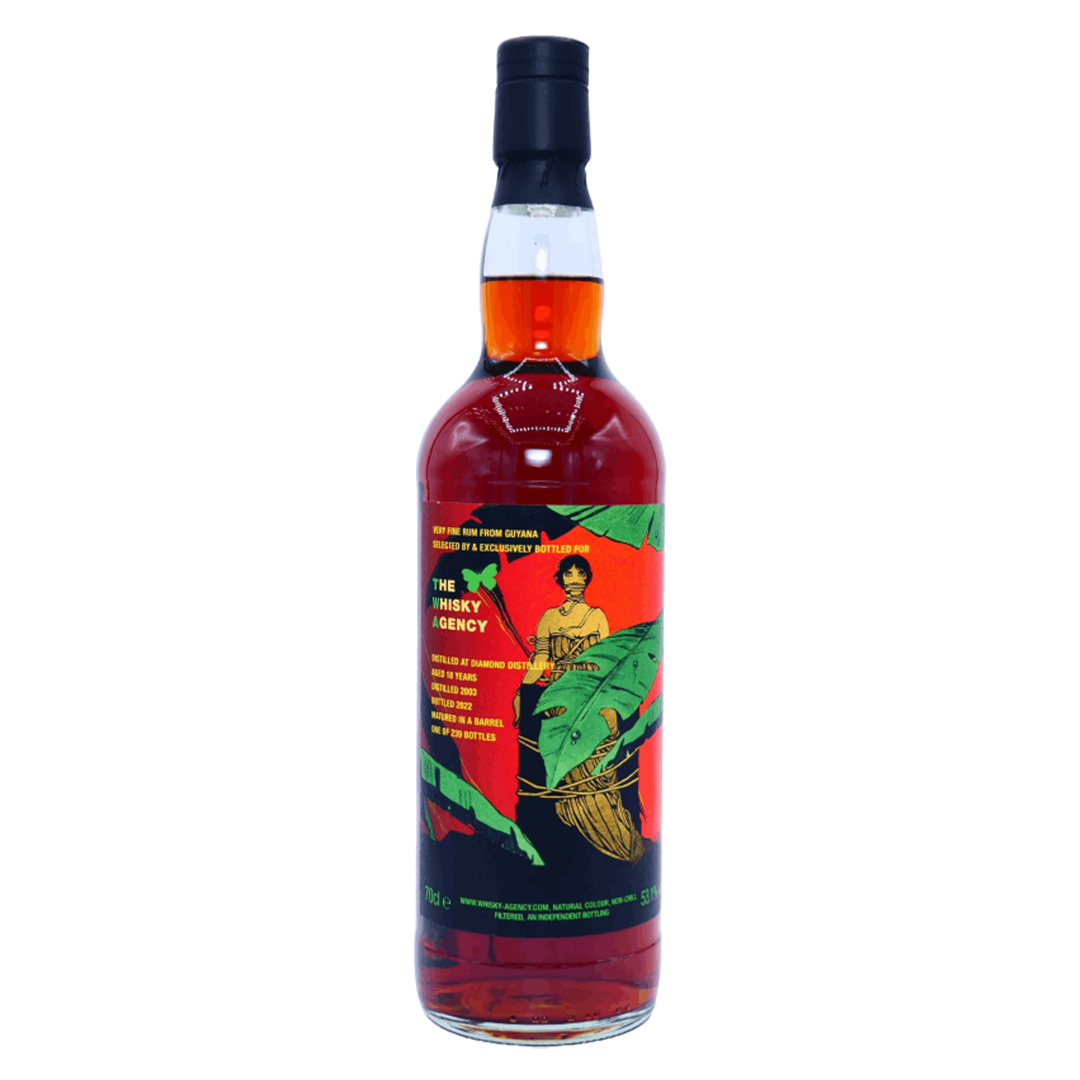 Guyana Rum Dimond ガイアナラム ダイアモンド 2003 18年 TWA&スリーリバーズ アートワーク