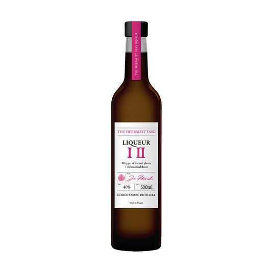 越後薬草 THE HERBALIST YASO LIQUEUR ⅠⅡ 500ml