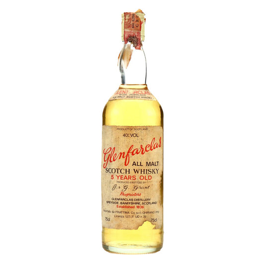 Glenfarclas グレンファ―クラス 5年 1980年代流通品 Frattina Import