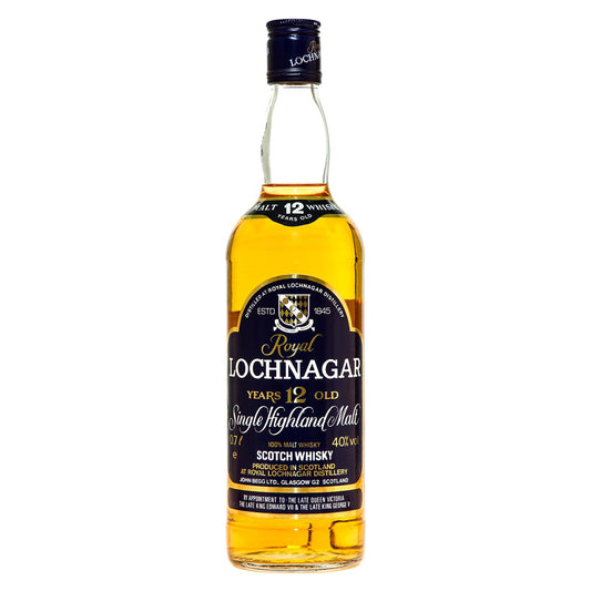Royal Lochnagar ロイヤルロッホナガー 12年 Royal表記 1980年代流通品 (700ml/40%)