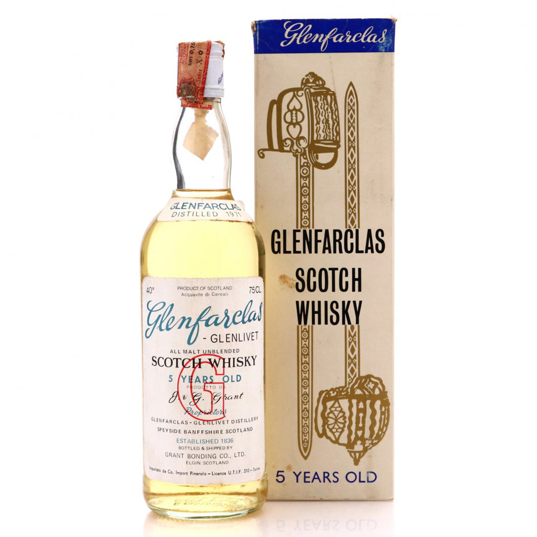 Glenfarclas グレンファ―クラス 1971 5年 Grant Bonding Co / Pinerolo Import