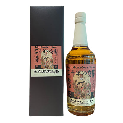 Kanosuke 嘉之助 シングルカスク 2020-2025 #21056 FOR HIGHLANDER INN CRAIGELLACHIE & TOKYO
