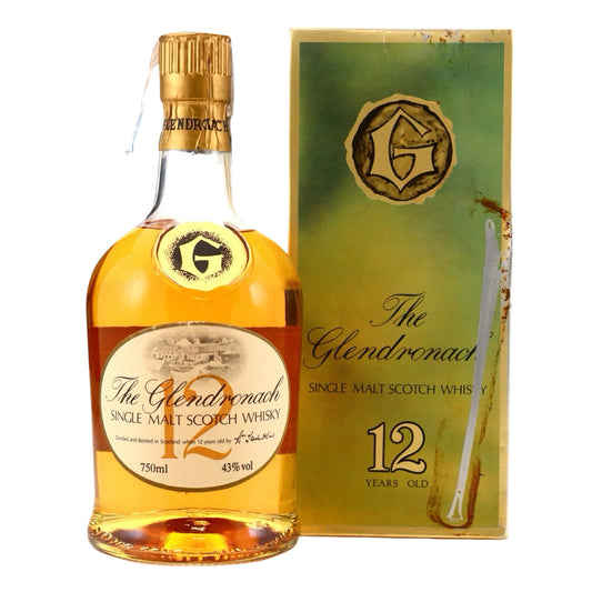 Glendronach グレンドロナック 12年 1980年代流通品 クリアボトル Spanish import (750ml/43%)
