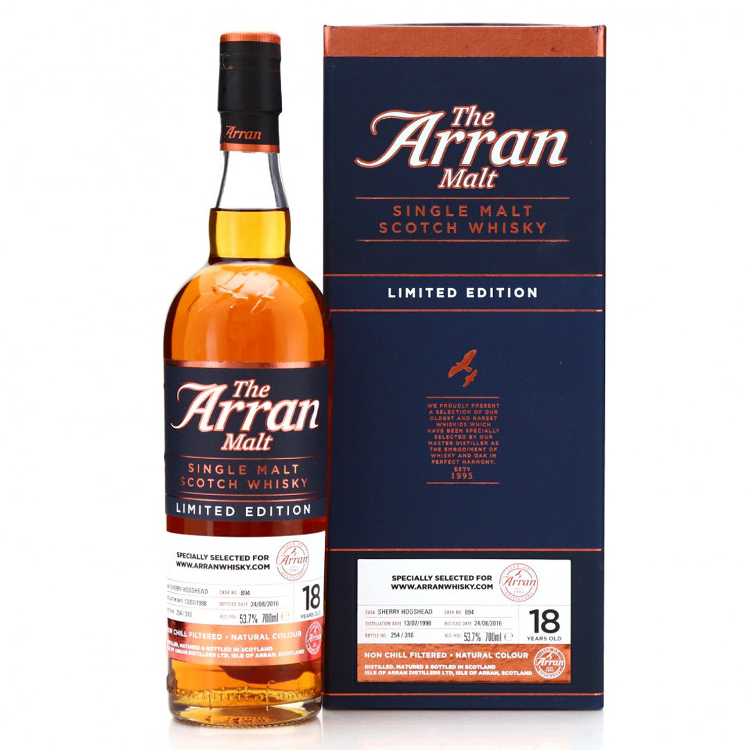 Arran アラン 1998 18年 #894 for www arranwhisky.com