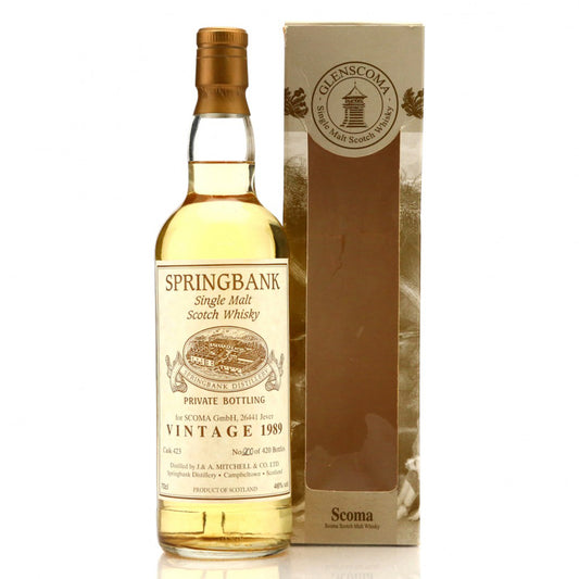 Springbank スプリングバンク 1989 プライベートカスク #423 / Scoma