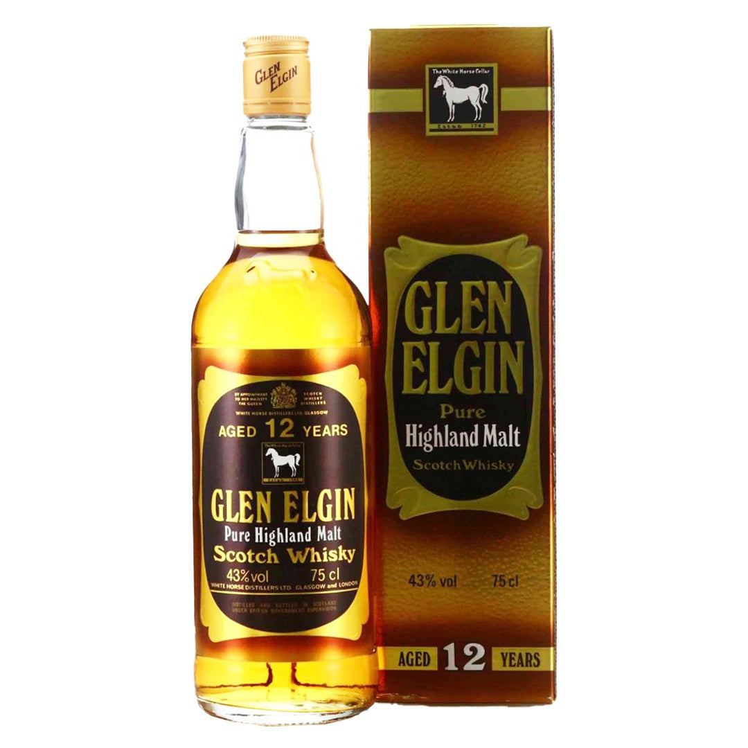 Glen Elgin グレンエルギン 12年 White Horse 1980年代流通品