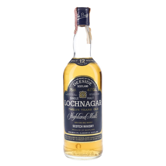 Royal Lochnagar ロイヤルロッホナガー 12年 Deeside表記 1980年代流通品