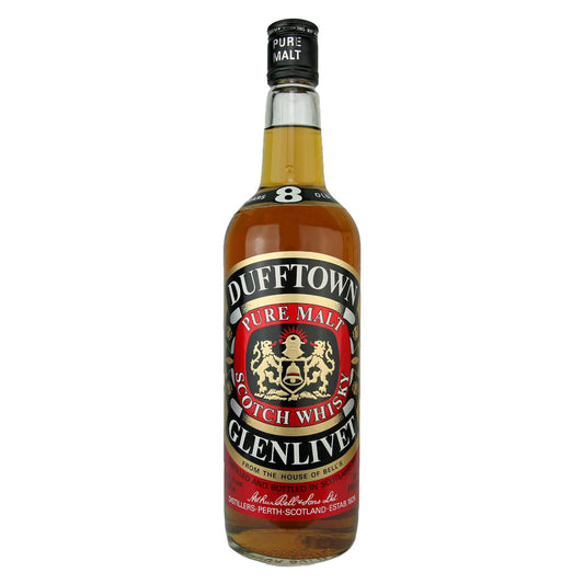 Dufftown ダフタウン グレンリヴェット 8年 26 2/3 FL OZ表記 1970年代流通品
