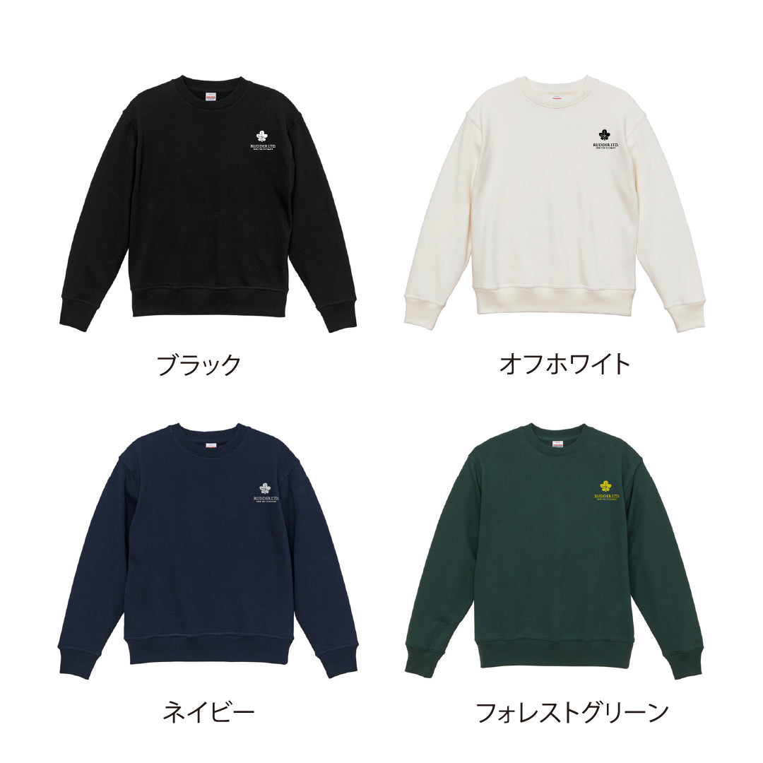 RUDDER 刺繍Logo Sweat Top