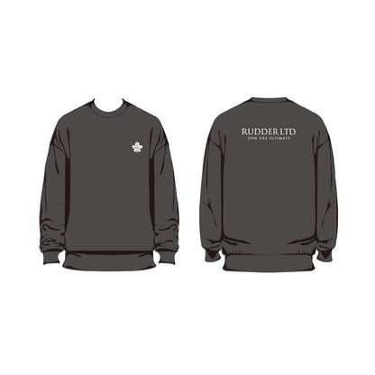 RUDDER 刺繍 Back Logo Sweat Top