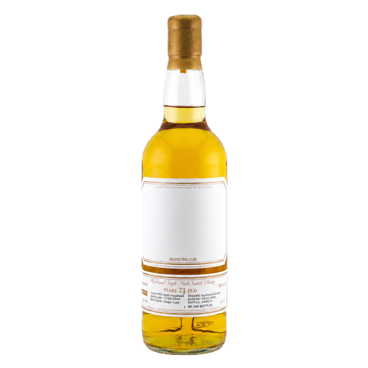 HIGHLAND SINGLE MALT SCOTCH WHISKY BNV-02 BEHIND THE CASK