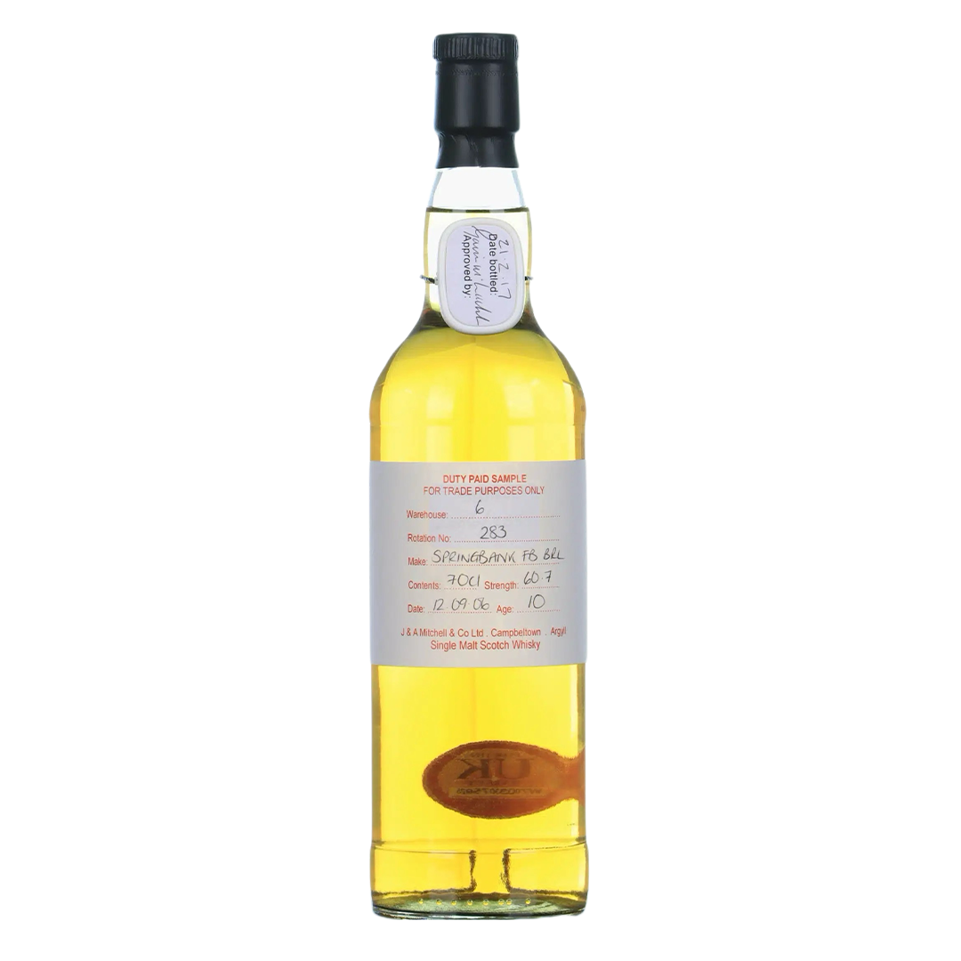 Springbank スプリングバンク 2006 10年 Duty Paid Sample (60.7