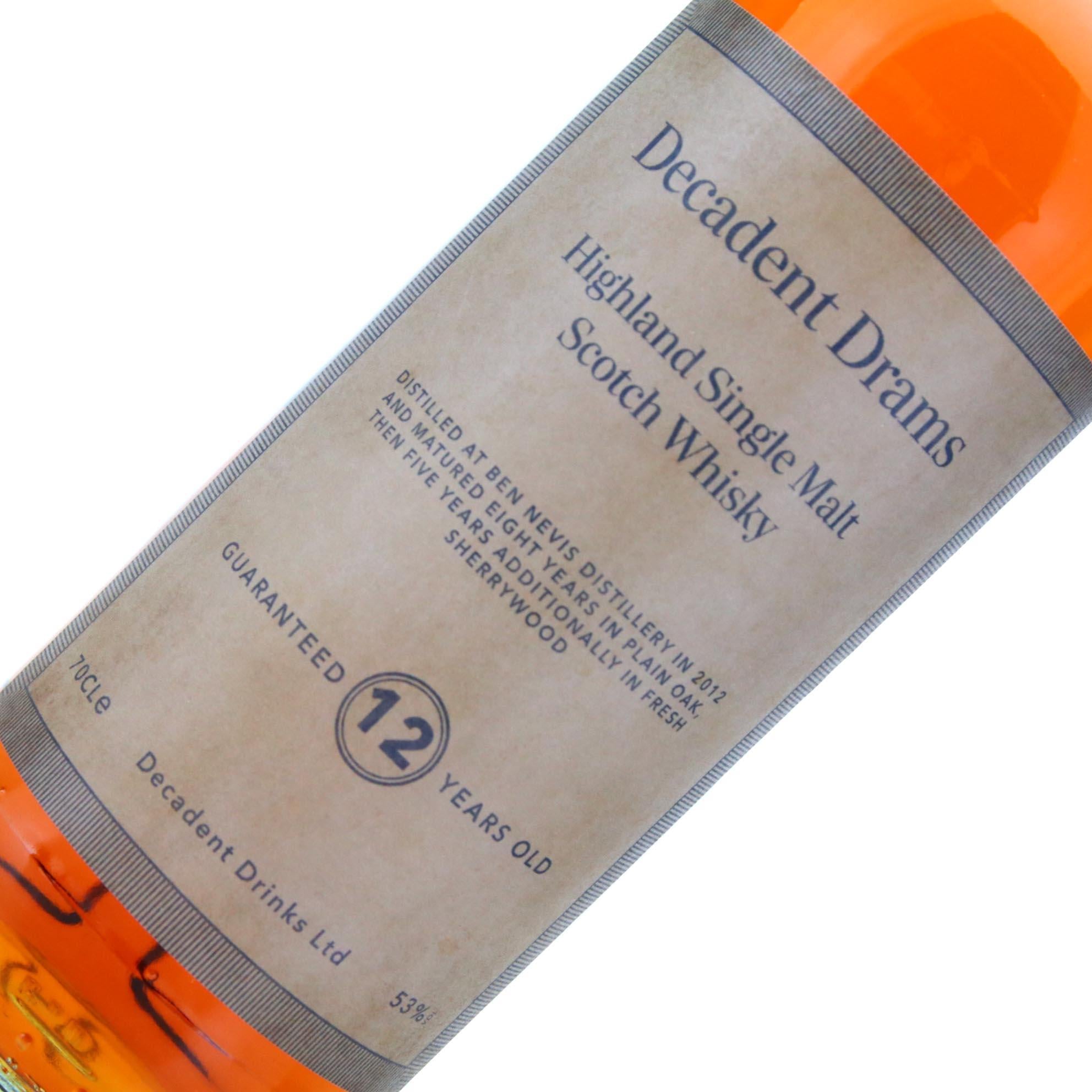 Ben Nevis ベンネヴィス 2012 12年 Decadent Drams – RUDDER ONLINE