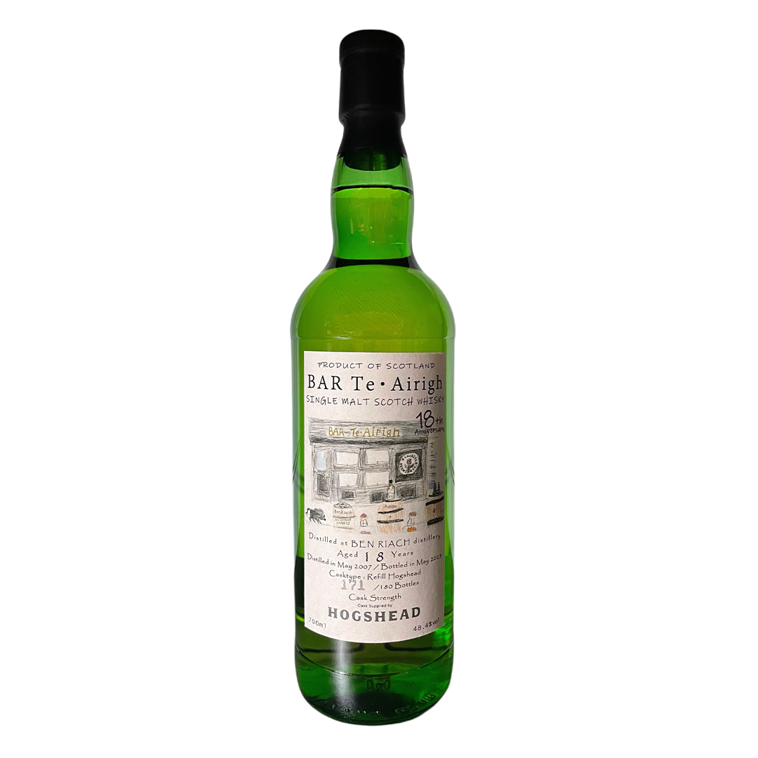 Benriach ベンリアック 2007 18年 BAR Te•Airigh 18th Anniversary Bottle
