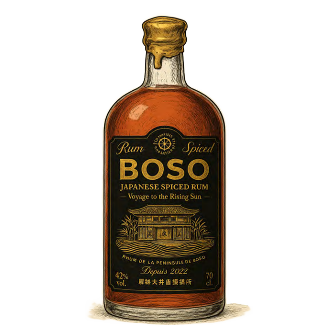 BOSO RUM SPICED Voyage to the Rising Sun