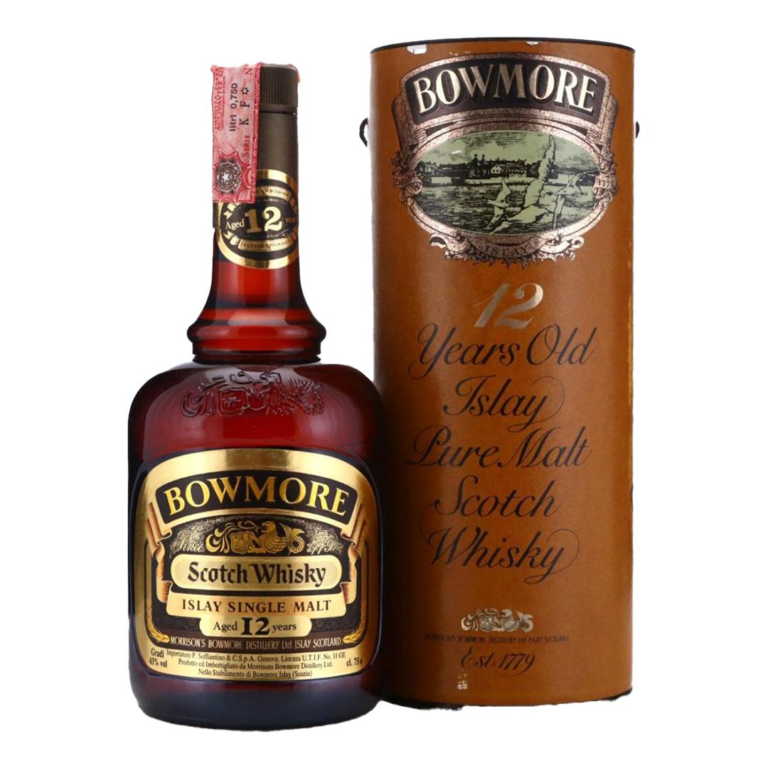 Bowmore ボウモア 12年 ダンピー ゴールドラベル 1980年代流通品 (750ml/43%)