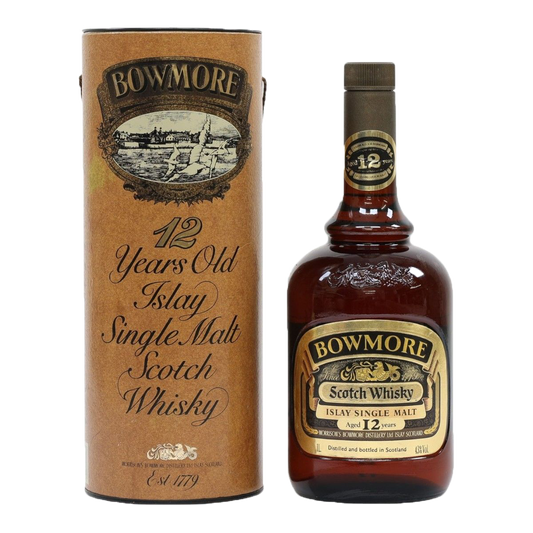 Bowmore ボウモア 12年 ダンピー ゴールドラベル 1980年代流通品 (1L/43%)