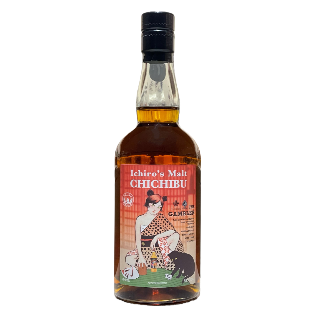 Ichiro's Malt 秩父 2015-2025 9年 Mizunara Chibidaru The Gambler