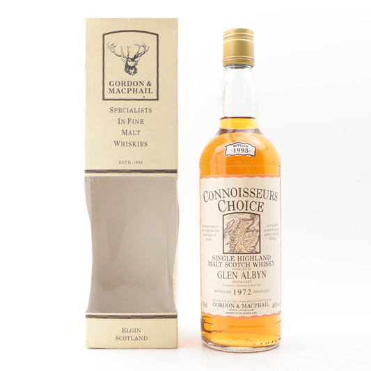 Glen Albyn グレンアルビン 1972-1993 GMコニッサーズチョイス クリームマップラベル