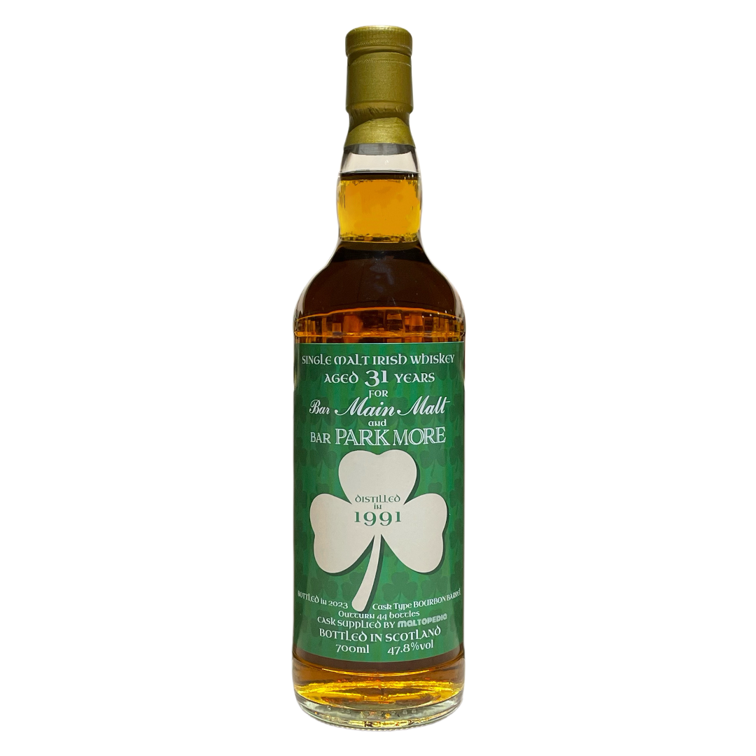 Irish アイリッシュ 1991 31年 for Bar Main Malt & Bar Parkmore